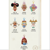 Crybaby Vacation Mode On Vinyl Plush Pendant Series Whole Set Brand New With Plastic